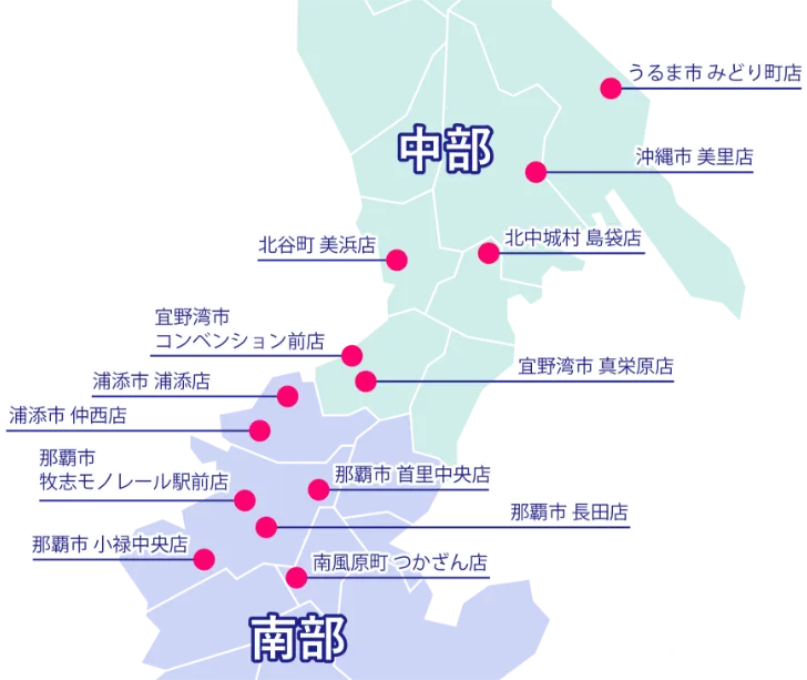 店舗案内の全体地図