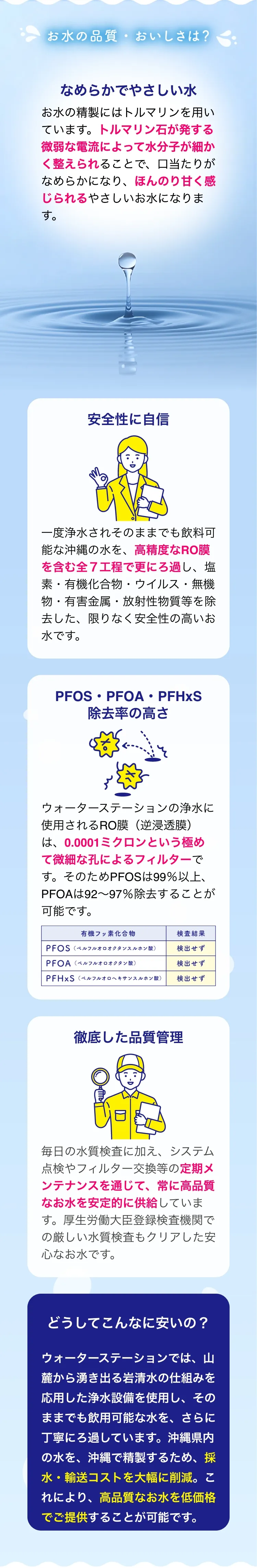 沖縄のお水屋さん・安全でおいしいピュアウォーター（RO純水）・アルカリ水