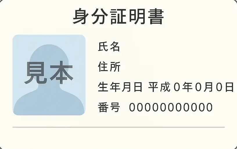 身分証明書イメージ